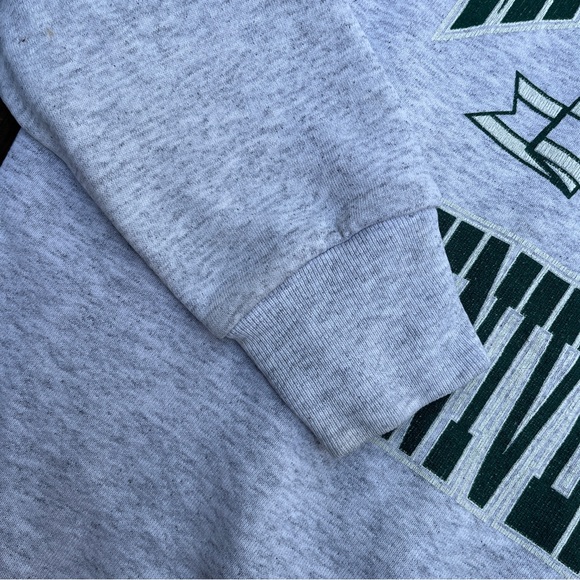 80s 90s Vintage Michigan State University collegiate crewneck sweatshirt Size L - Picture 9 of 13